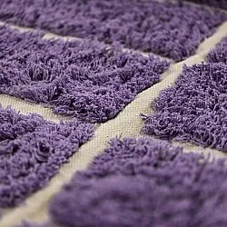 Tapetes felpudos - Ikara Natural Cotton Shaggy (roxo)
