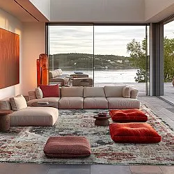 Tapete Wilton - Javis (vermelho/multicolorido)