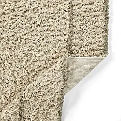 Tapetes felpudos - Kairi Natural Cotton Shaggy (bege/taupe)