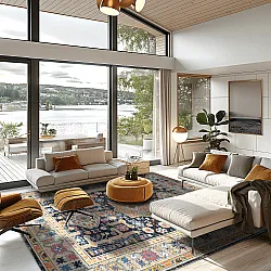 Tapete Wilton - Kayaköy (multicolorido)