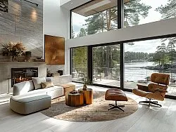 Tapete redondo - Kebira (bege)