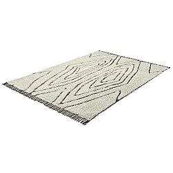 Tapetes felpudos - Kindon Natural Cotton Shaggy (umazano bela/rjava)