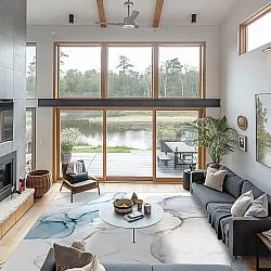 Tapete Wilton - Koloa (azul)