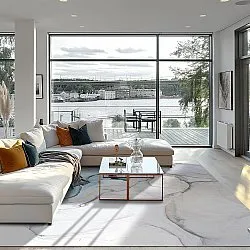 Tapete Wilton - Koloa (azul)