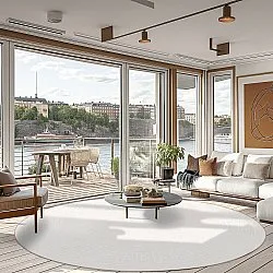 Tapete redondo - Kuba (bege)