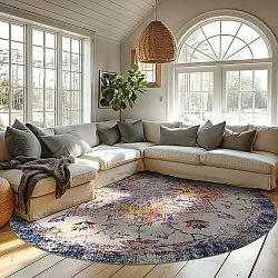 Tapete redondo - Lamta (multicolorido)