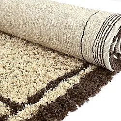Tapetes felpudos - Lana Natural Cotton Shaggy (bege/marrom)