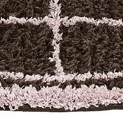 Tapete redondo - Lana Natural Cotton Shaggy (marrom)