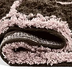 Tapete redondo - Lana Natural Cotton Shaggy (marrom)