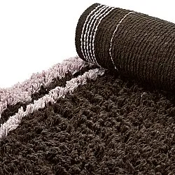 Tapete redondo - Lana Natural Cotton Shaggy (marrom)