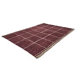 Tapetes felpudos - Lana Natural Cotton Shaggy (taupe/vermelho)
