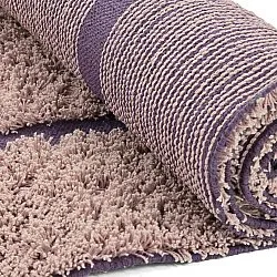 Tapetes felpudos - Lindley Natural Cotton Shaggy (roza/vijolična)