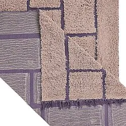Tapetes felpudos - Lindley Natural Cotton Shaggy (roza/vijolična)