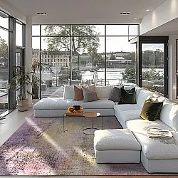 Tapete Wilton - Loures (roxo)