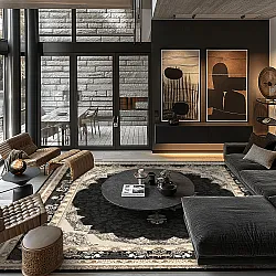 Tapete Wilton - Lukla (preto)