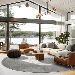 Tapete redondo - Malaga (bege)