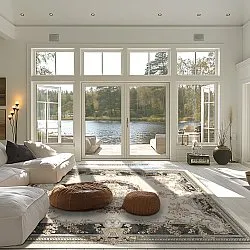 Tapete Wilton - Marand (cinza/bege)