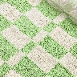 Tapetes felpudos - Maranello Natural Cotton Shaggy (verde)