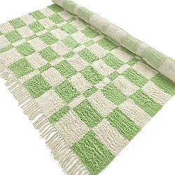 Tapetes felpudos - Maranello Natural Cotton Shaggy (verde)