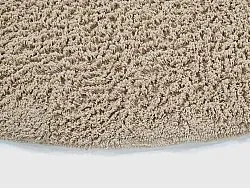Tapete redondo - Mareto Natural Cotton Shaggy (marrom)