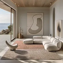 Tapetes felpudos - Mareto Natural Cotton Shaggy (marrom)