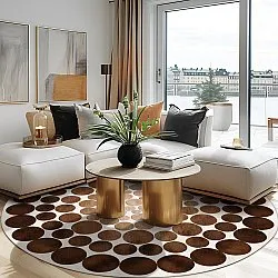 Tapete redondo - Marineo (marrom)