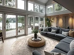 Tapete redondo - Mateur (bege)