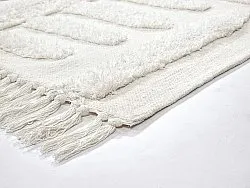 Tapetes felpudos - Mavis Natural Cotton Shaggy (offwhite)