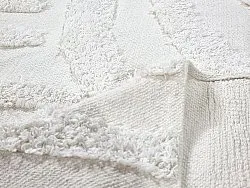 Tapetes felpudos - Mavis Natural Cotton Shaggy (offwhite)