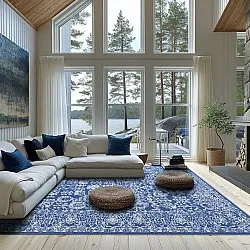 Tapete Wilton - Menfi (azul)