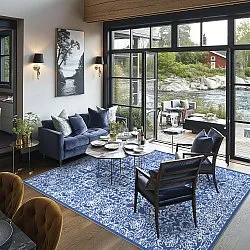 Tapete Wilton - Menfi (azul)