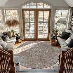 Tapete redondo - Milazzo (bege)