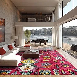 Tapete Wilton - Misare (rosa/multicolorido)