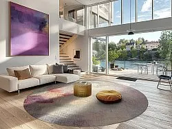 Tapete redondo - Mogoro (multicolorido)