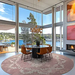 Tapete redondo - Nefta (rosa)