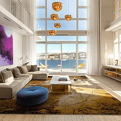 Tapete Wilton - Olivera (marrom)