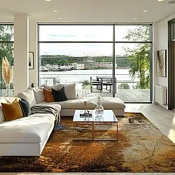 Tapete Wilton - Olivera (marrom)