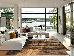 Tapete Wilton - Olmedo (marrom/bege)