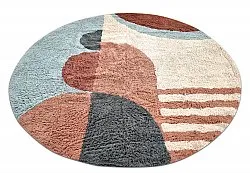 Tapete redondo - Osmery Natural Cotton Shaggy (multi)