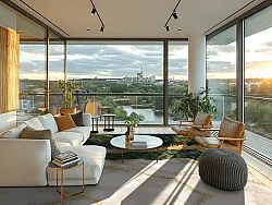 Tapete Wilton - Padova (verde/branco/dourado)