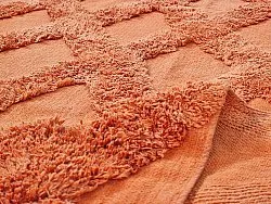 Tapete redondo - Pamplona Natural Cotton Shaggy (terracota)