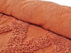 Tapete redondo - Pamplona Natural Cotton Shaggy (terracota)