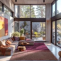 Tapetes felpudos - Pione Natural Cotton Shaggy (rosa)