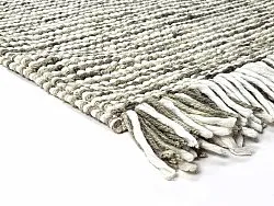 Tapete de lã - Plockton (cinza/branco/verde)