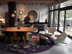 Tapete redondo - Rich Flowers (multicolorido)