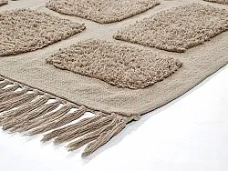 Tapetes felpudos - Salem Natural Cotton Shaggy (taupe)