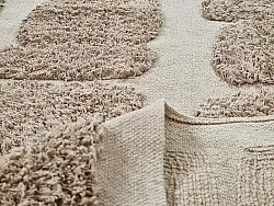 Tapetes felpudos - Salem Natural Cotton Shaggy (taupe)