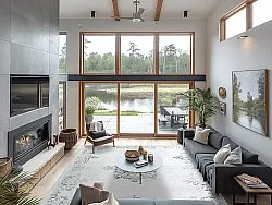 Tapete Wilton - Santi (branco/cinza)