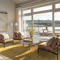 Tapete Wilton - Saranda (dourado)