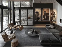 Tapete Wilton - Serifos (cinza escuro)